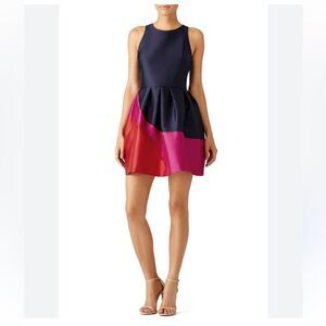 Anthropologie Navy Colorblock Dress By Hutch Size 6